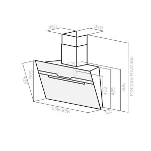 Ảnh công trình thực tế Máy Hút Mùi Elica MAJECTIC BL/A/90