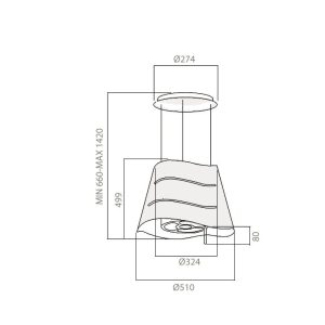 Ảnh công trình thực tế Máy Hút Mùi Elica WAVE