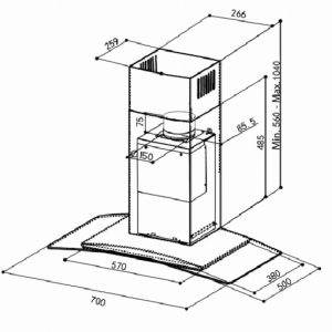 Ảnh công trình thực tế Máy Hút Mùi Faber FB- Tratto 70