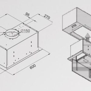 Ảnh công trình thực tế Máy Hút Mùi Fagor 3AF3-601W