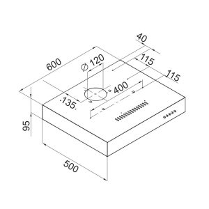 Ảnh công trình thực tế Máy Hút Mùi Fagor 3AF3-602X