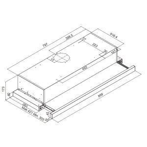 Ảnh công trình thực tế Máy Hút Mùi Fagor 3AF3-942X