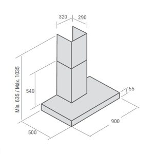 Ảnh công trình thực tế Máy Hút Mùi Fagor CFB90AXA (Hàng Trưng Bày CK 65%)