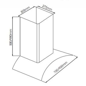 Ảnh công trình thực tế Máy Hút Mùi Fandi FD – 3388C1 – 70/90
