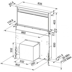 Ảnh công trình thực tế Máy Hút Mùi Franke FS DW 866 BK