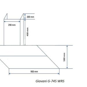 Ảnh công trình thực tế Máy Hút Mùi Giovani G-745 WRS