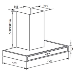 Ảnh công trình thực tế Máy Hút Mùi Giovani GH 7106 SS