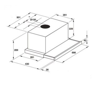 Ảnh công trình thực tế Máy Hút Mùi Hafele HH-TI90C 539.82.163