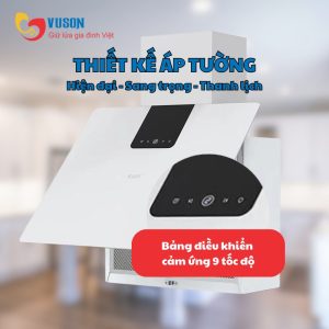 Ảnh công trình thực tế Máy Hút Mùi Kaff KF-VERTI 70WHI