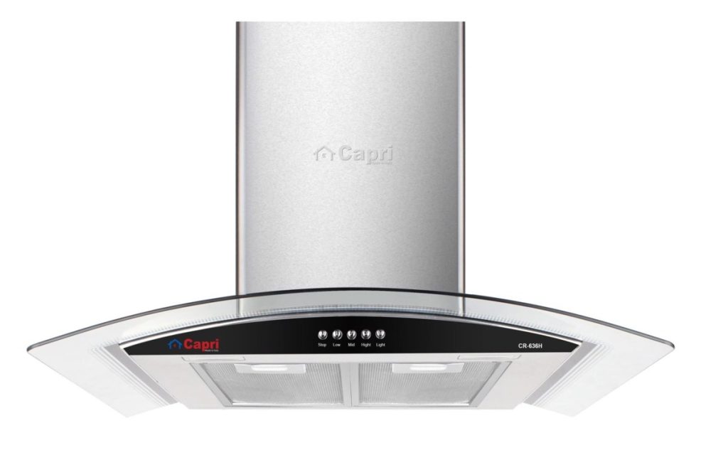 Máy Hút Mùi Kính Cong Capri CR-636H