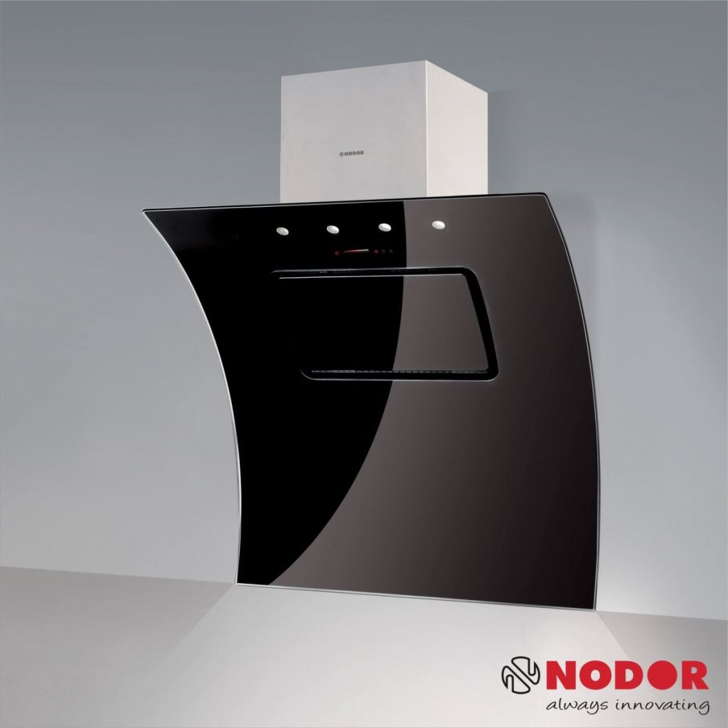 Máy Hút Mùi Kính Vát Nodor EVO BLACK