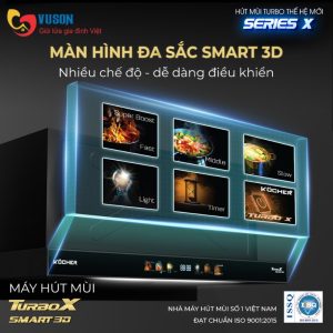 Ảnh công trình thực tế Máy Hút Mùi Kocher TURBO X3D-350D
