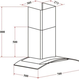 Ảnh công trình thực tế Máy Hút Mùi Latino LT-C06/70