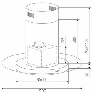 Ảnh công trình thực tế Máy Hút Mùi Latino LT-L05