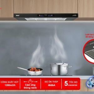 Ảnh công trình thực tế Máy Hút Mùi Lorca LC 358 BL