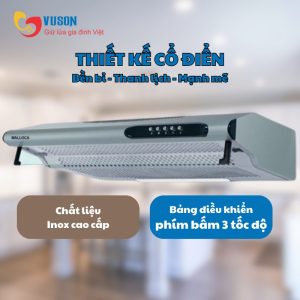 Ảnh công trình thực tế Máy Hút Mùi Malloca F870