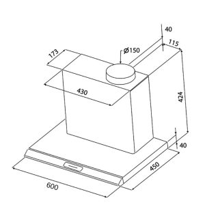 Ảnh công trình thực tế Máy Hút Mùi Malloca H116-600