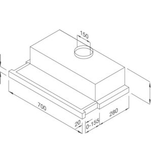 Ảnh công trình thực tế Máy Hút Mùi Malloca H204.7