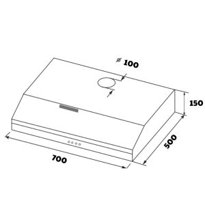 Ảnh công trình thực tế Máy Hút Mùi Malloca H392-700B