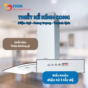 Ảnh công trình thực tế Máy Hút Mùi Malloca MC 707