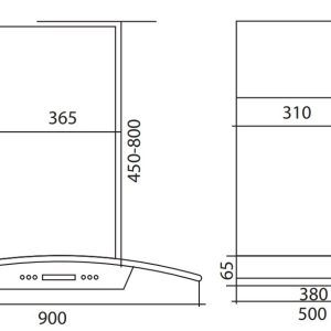 Ảnh công trình thực tế Máy Hút Mùi Ống Khói Giovani G-9430 RST