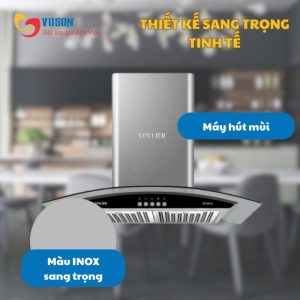 Ảnh công trình thực tế Máy Hút Mùi Ống Khói Spelier SP-651G