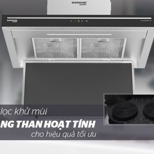 Ảnh công trình thực tế Máy Hút Mùi Sunhouse MaMa MMB6816-70