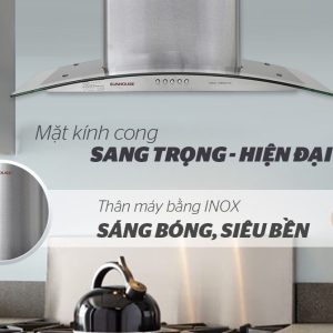 Ảnh công trình thực tế Máy Hút Mùi Sunhouse SHB6629-70C