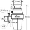 Máy Hủy Rác Demax GS560 - ảnh 2