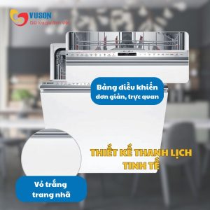 Ảnh công trình thực tế MÁY RỬA BÁT ÂM TỦ BOSCH SMV8YCX02E SERIES 8 Xuất Xứ Đức 14 Bộ