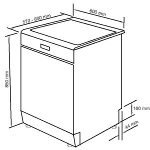 Ảnh công trình thực tế Máy Rửa Bát Binova BI-98-MRB