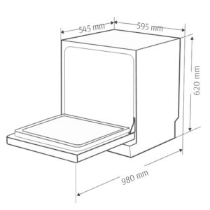 Ảnh công trình thực tế Máy Rửa Bát Canzy CZ DE8B05EU