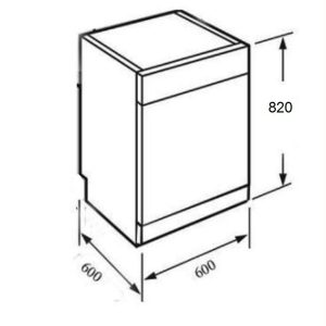 Ảnh công trình thực tế Máy Rửa Bát Cata FLD-02FB