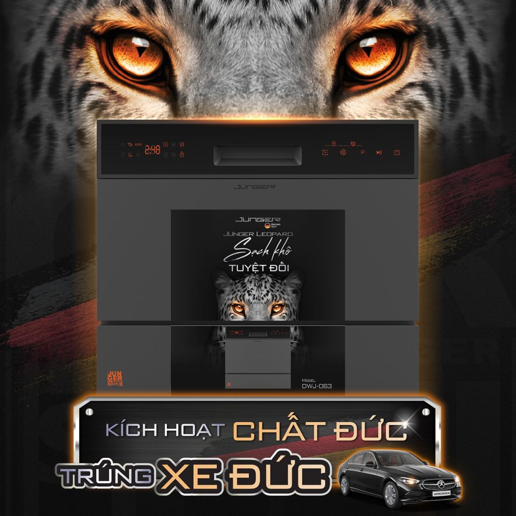 Máy Rửa Bát Độc Lập Junger Leopard DWJ-063