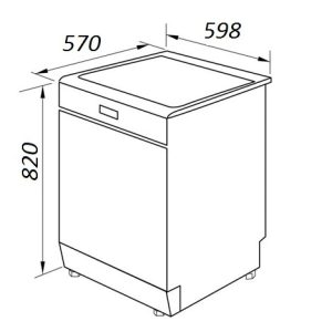 Ảnh công trình thực tế Máy Rửa Bát Dudoff Sofia DV02