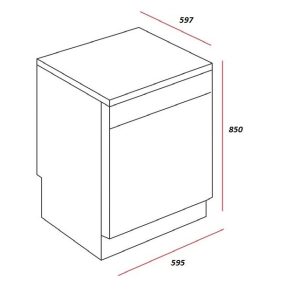 Ảnh công trình thực tế Máy Rửa Bát Giovani G-DWF361D