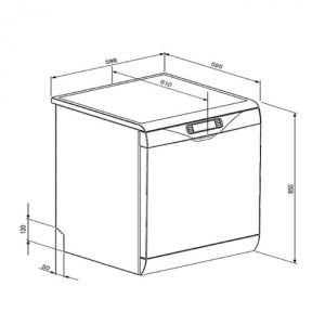 Ảnh công trình thực tế Máy Rửa Bát Giovani GD-LVS 337SX