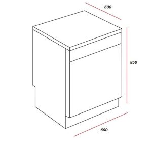 Ảnh công trình thực tế Máy Rửa Bát Giovani GD-LVS375SX