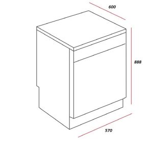 Ảnh công trình thực tế Máy Rửa Bát Giovani GD-STX 3CL