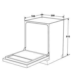 Ảnh công trình thực tế Máy Rửa Bát GrandX SMS8GX87B Series 8