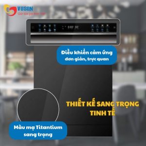 Ảnh công trình thực tế Máy Rửa Bát GrandX SMS8GX87G Series 8