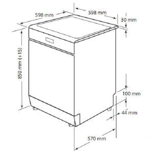 Ảnh công trình thực tế Máy Rửa Bát Hafele 539.26.500