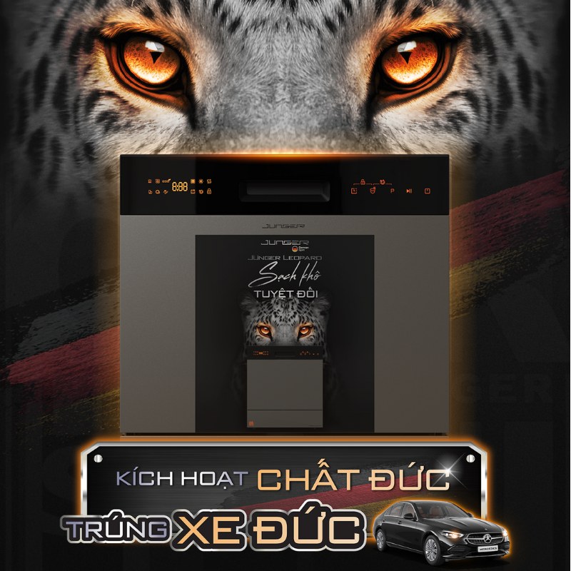 Máy Rửa Bát Junger JG Leopard DWJ-133-MS