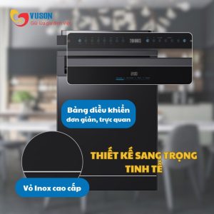 Ảnh công trình thực tế Máy Rửa Bát Kaff KF-BHMI815Y