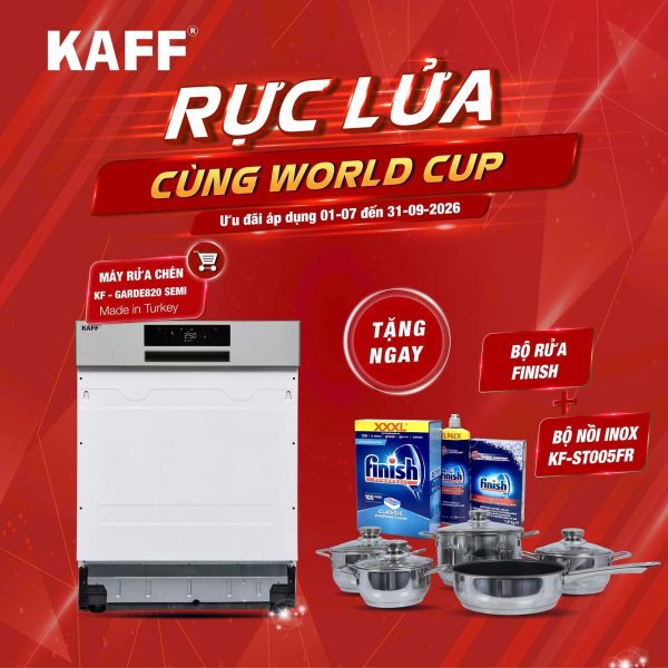 Máy Rửa Bát Kaff KF-GARDE820 SEMI