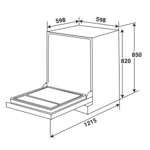 Ảnh công trình thực tế Máy Rửa Bát Kaff KF-T355HEMERA