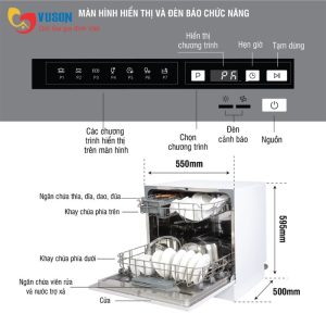 Ảnh công trình thực tế Máy Rửa Bát Kocher KDEU-8838