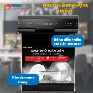 Ảnh công trình thực tế Máy Rửa Bát Kocher X15B