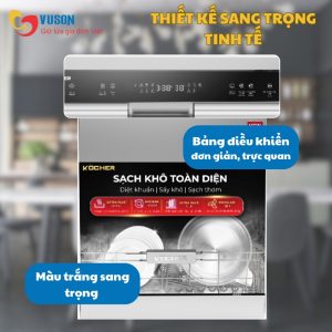 Ảnh công trình thực tế Máy Rửa Bát Kocher X15S