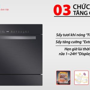 Ảnh công trình thực tế Máy Rửa Bát Lorca TA 916 DWB